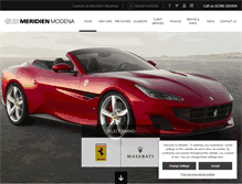 Tablet Screenshot of meridien.co.uk